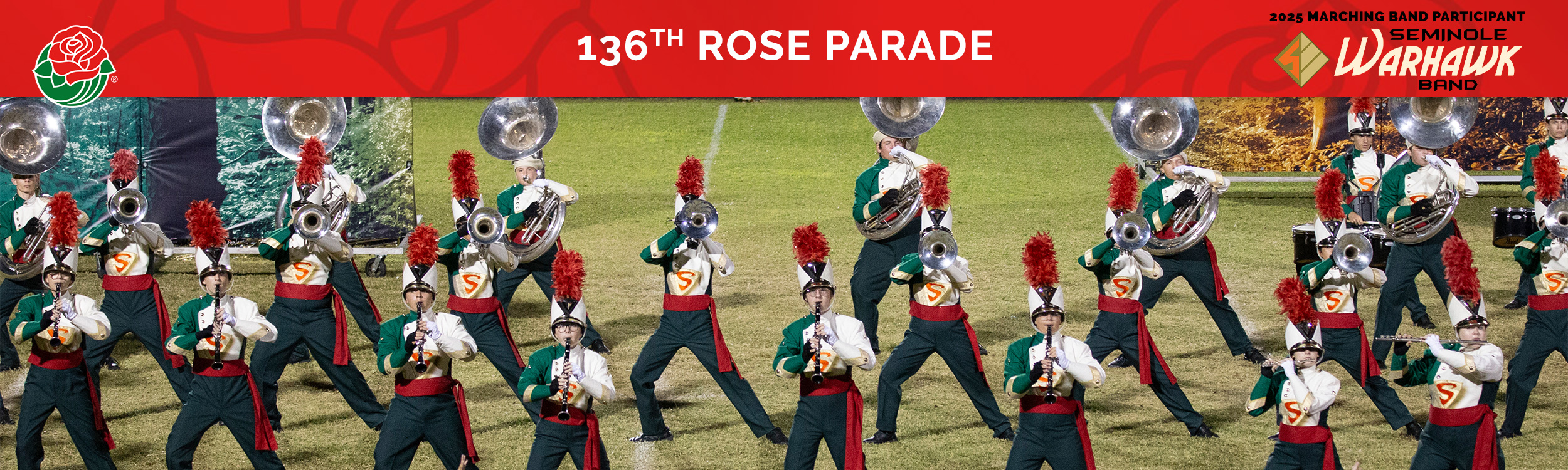 Seminole Warhawk Band Rose Parade 2025 - Seminole, FL